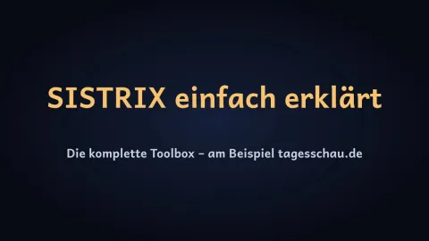  erklärt: SISTRIX einfach erklärt – die komplette Toolbox am Beispiel tagesschau.de?