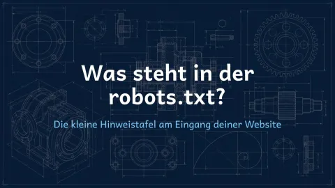  erklärt: Was steht in der robots.txt?