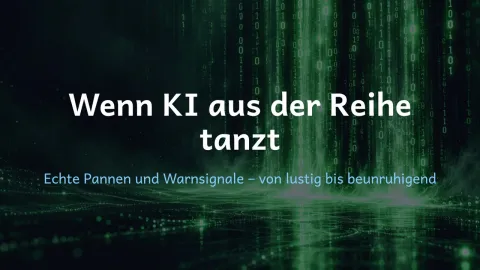 Wenn KI aus der Reihe tanzt